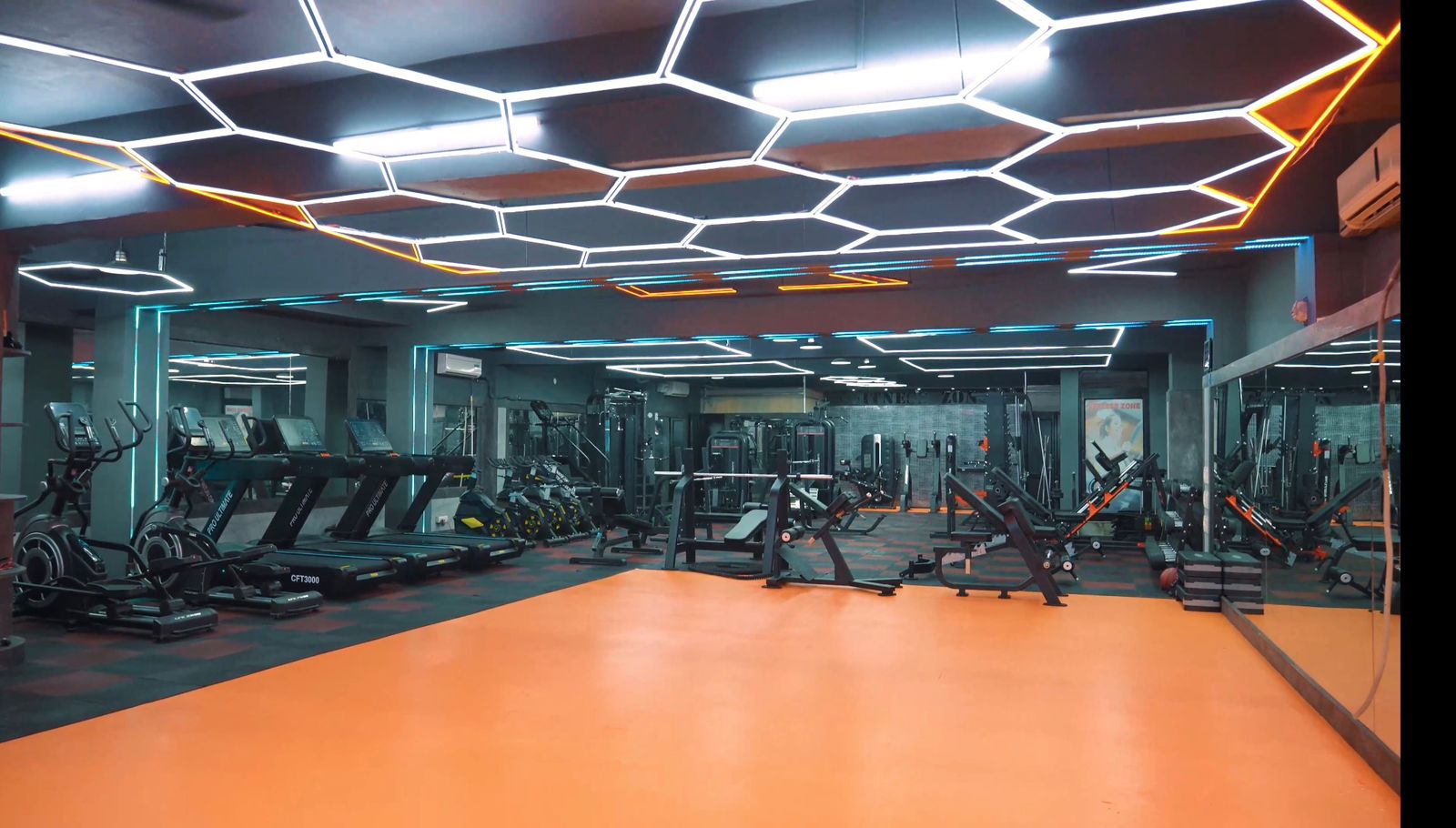 Cardio and strength floor